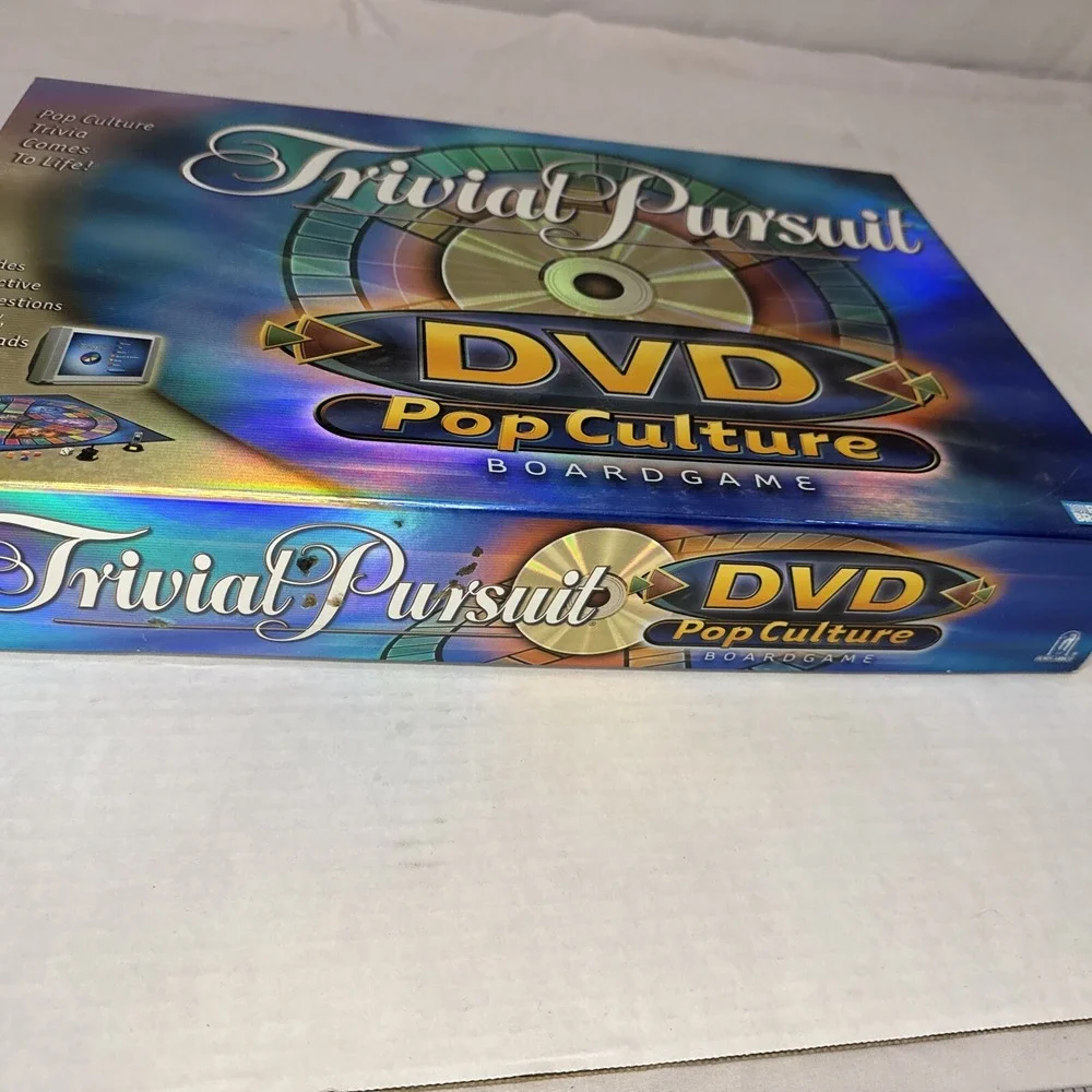 Trivia Pursuit 2003 DVD interactive board game Pop Culture 20‎ yrs on Family TV